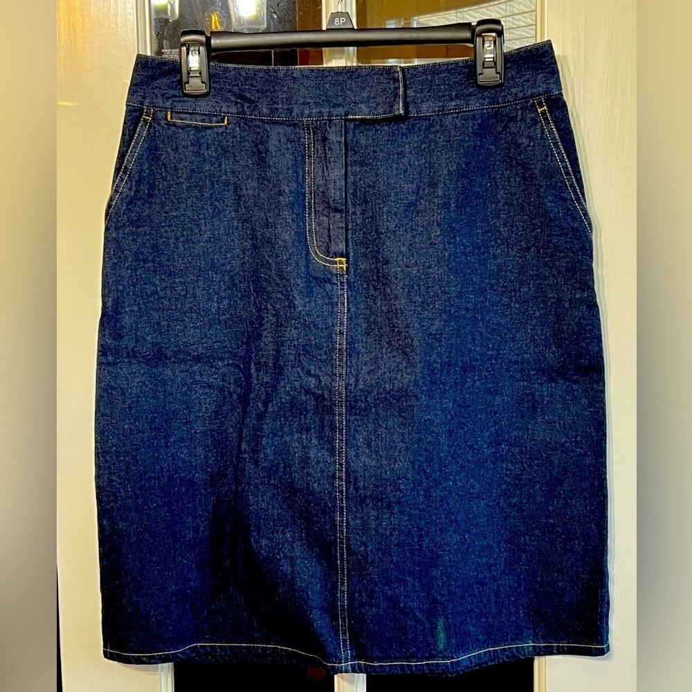 MARSH LANDING PETITES Denim Skirt Size 10P